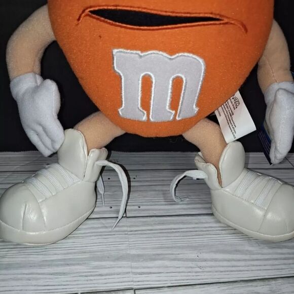 Nanco M&M's Candy Orange Plush Toy Crispy Vintage Mars Incorporated 2001 New - Picture 4 of 8